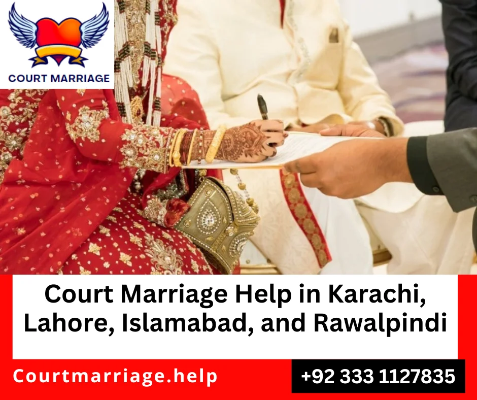 Our Expert services for Court marriage help in Karachi, Lahore, Islamabad and Rawalpindi, Pakistan.